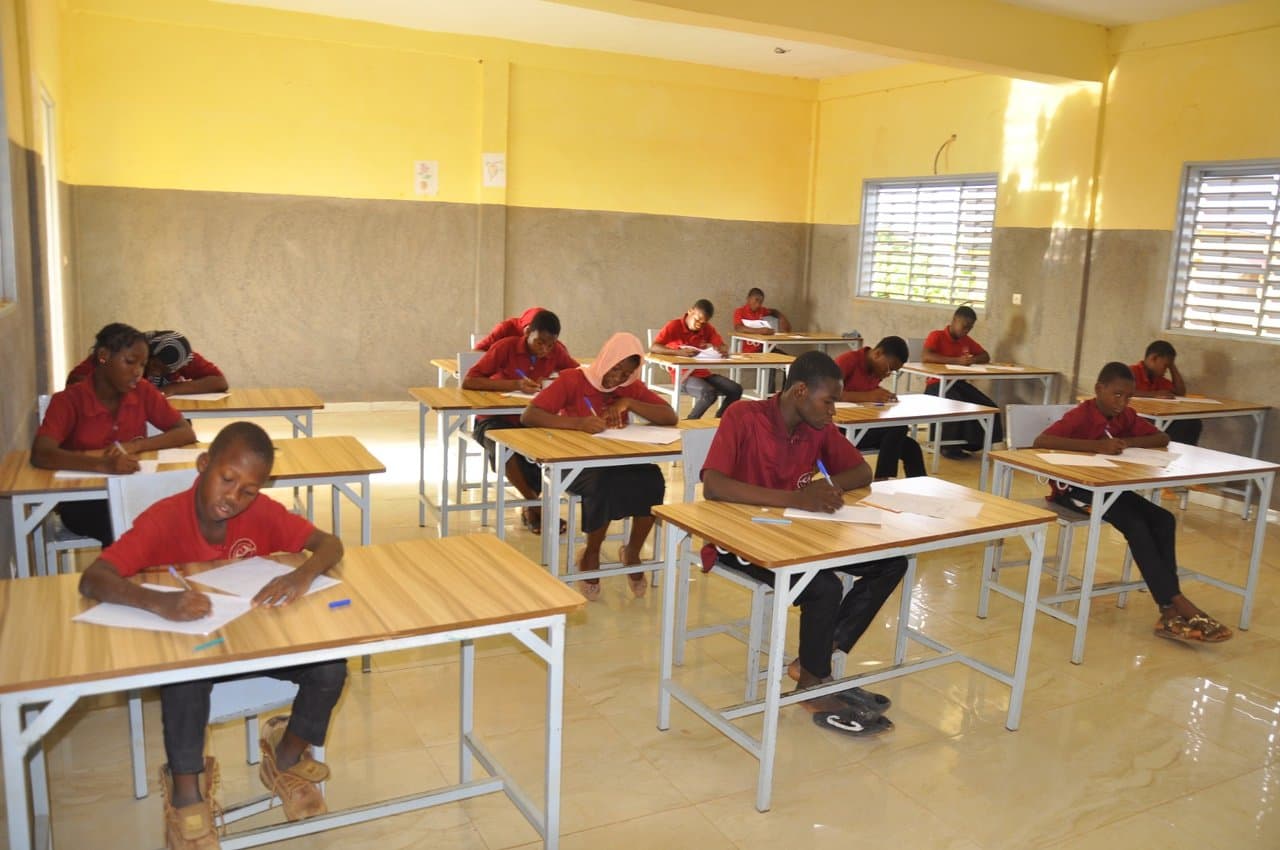 Salle de classe au Lycée Privé Pagnidibsom